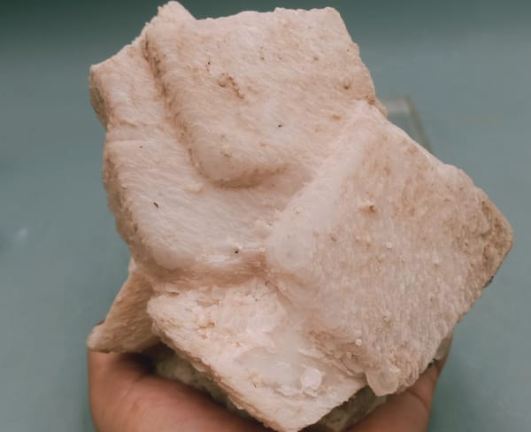 Calcite from Inner Mongolia, China, individual mineral specimen view 3