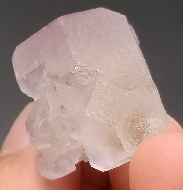 Fluorite from Inner Mongolia, China, individual mineral specimen view 2