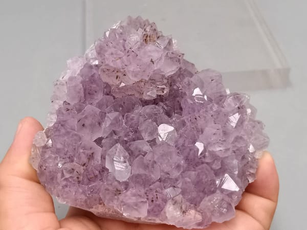 Amethyst from Brazil, individual mineral specimen view 2