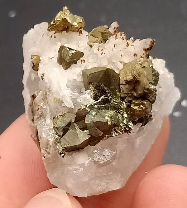 Chalcopyrite from Hubei, China, individual mineral specimen view 2