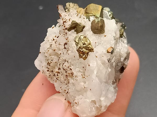 Chalcopyrite from Hubei, China, individual mineral specimen view 5