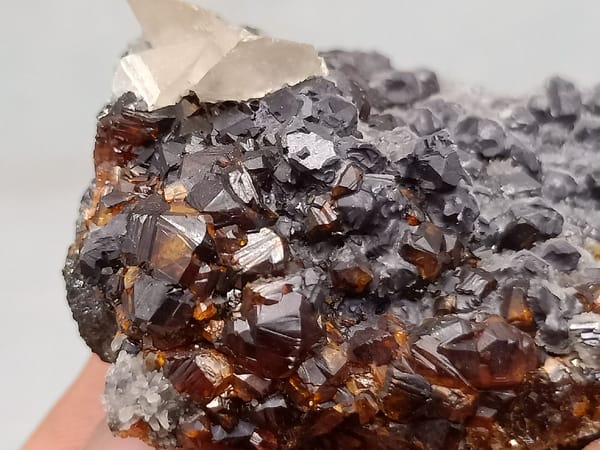 Sphalerite from Shuikoushan, Hunan, China, individual mineral specimen view 4