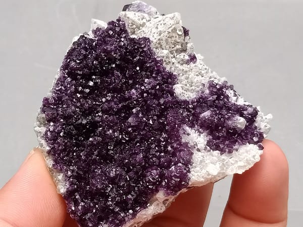 Fluorite from Inner Mongolia, China, individual mineral specimen view 3