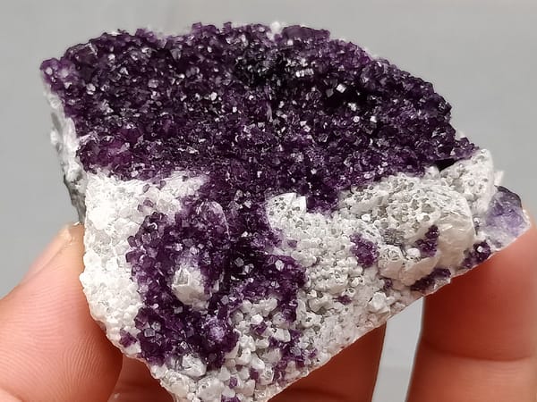 Fluorite from Inner Mongolia, China, individual mineral specimen view 4