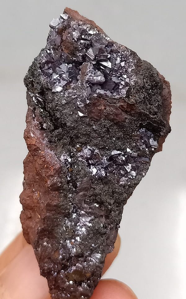 Cuprite from Anhui, China, individual mineral specimen view 1