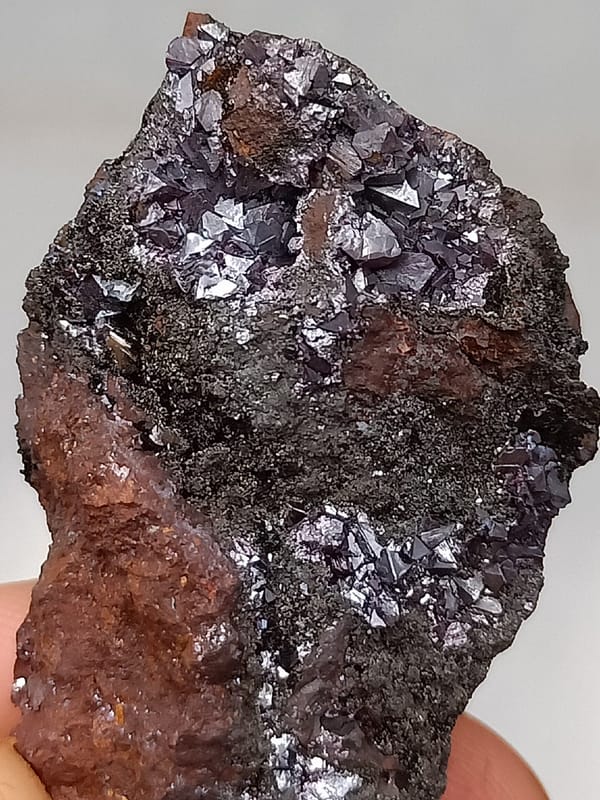 Cuprite from Anhui, China, individual mineral specimen view 3
