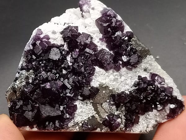 Fluorite from Inner Mongolia, China, individual mineral specimen view 1
