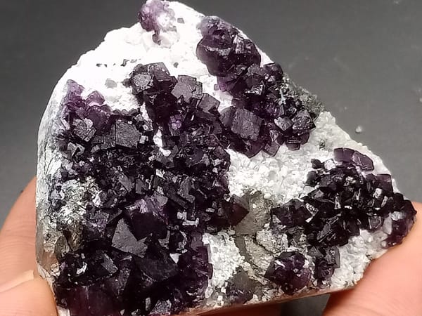 Fluorite from Inner Mongolia, China, individual mineral specimen view 2