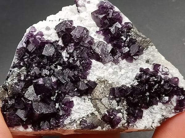 Fluorite from Inner Mongolia, China, individual mineral specimen view 3