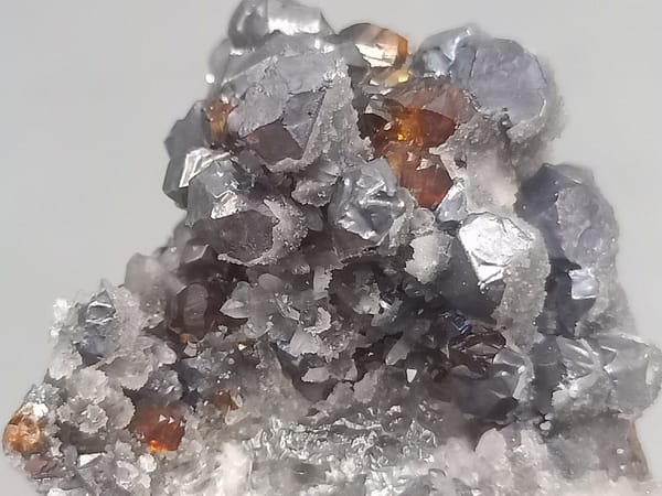 Galena from Hunan, China, individual mineral specimen view 4