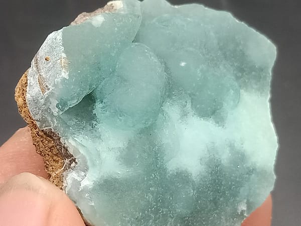 Hemimorphite from Yunnan, China, individual mineral specimen view 2