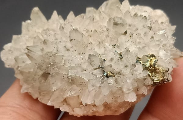 Calcite from Hunan, China, individual mineral specimen view 4