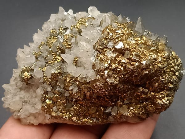 Pyrite from Hunan, China, individual mineral specimen view 1