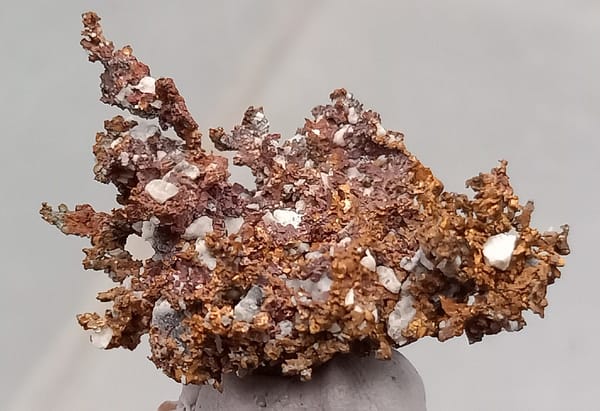 Native copper from Jiangxi, China, individual mineral specimen view 5