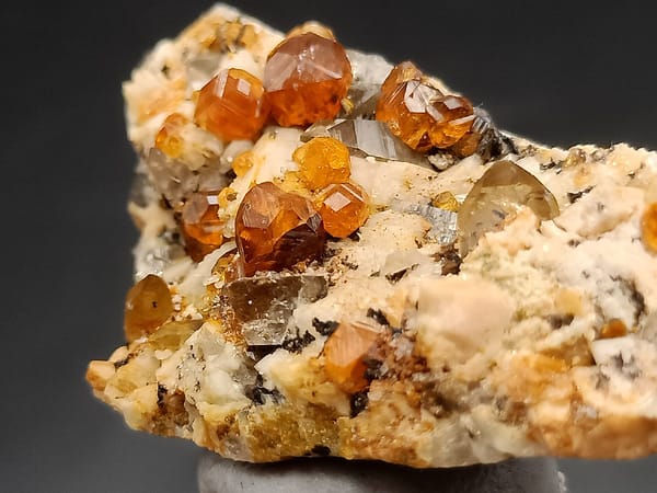 Garnet from Fujian, China, individual mineral specimen view 3