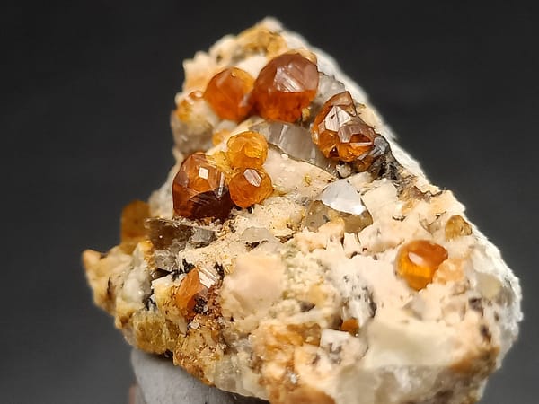 Garnet from Fujian, China, individual mineral specimen view 4