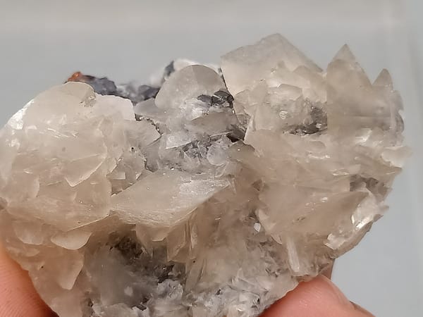 Calcite from Shuikoushan, Hunan, China, individual mineral specimen view 3