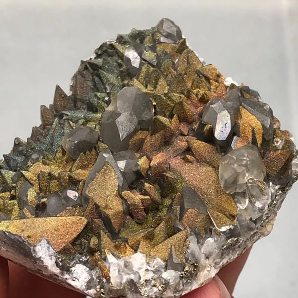 Pyrite from Hunan, China, individual mineral specimen view 3