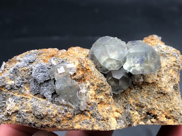 Fluorite from Hunan, China, individual mineral specimen view 2