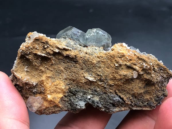 Fluorite from Hunan, China, individual mineral specimen view 4
