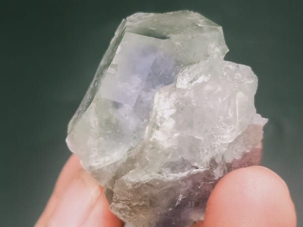 Fluorite from Fujian, China, individual mineral specimen view 3