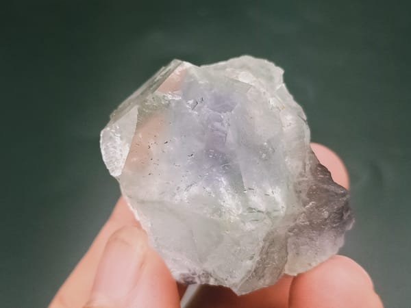 Fluorite from Fujian, China, individual mineral specimen view 5