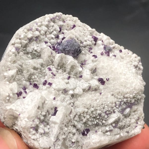 Fluorite from Inner Mongolia, China, individual mineral specimen view 3
