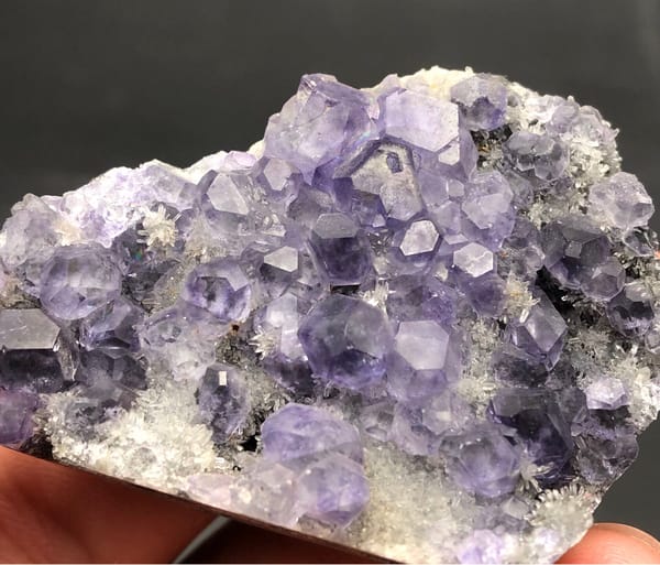 Fluorite from Fujian, China, individual mineral specimen view 5