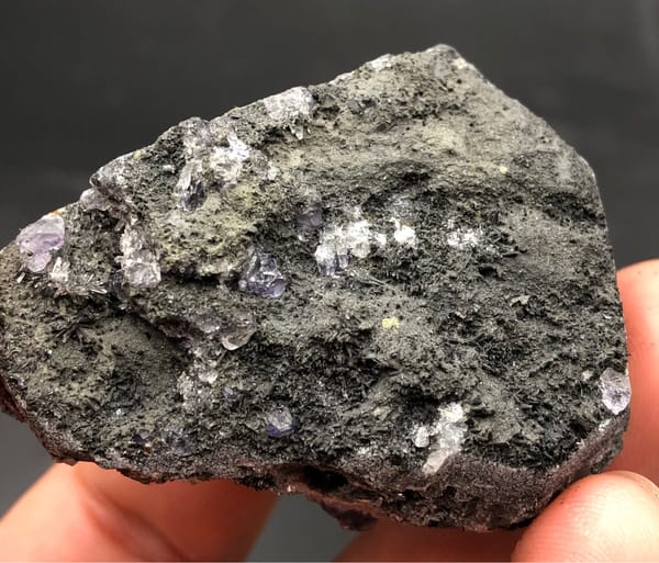 Fluorite from Fujian, China, individual mineral specimen view 6