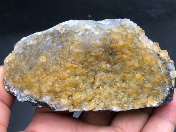 Fluorite from Yunnan, China, individual mineral specimen view 1