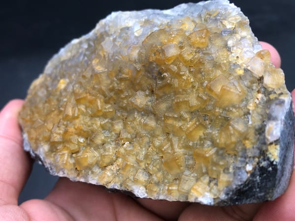 Fluorite from Yunnan, China, individual mineral specimen view 2
