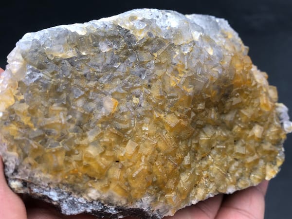 Fluorite from Yunnan, China, individual mineral specimen view 3