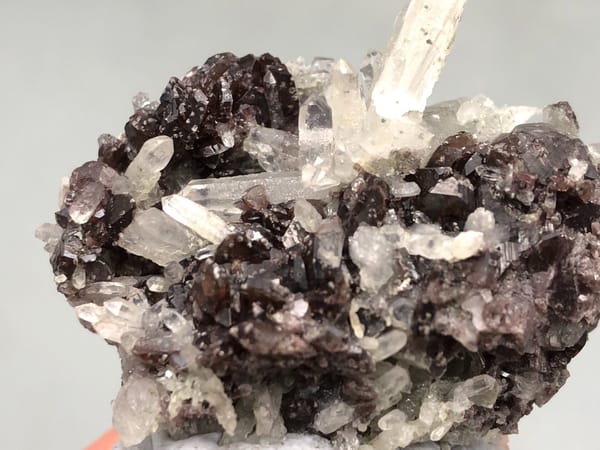 Axinite from Nandan, Guangxi, China, individual mineral specimen view 2