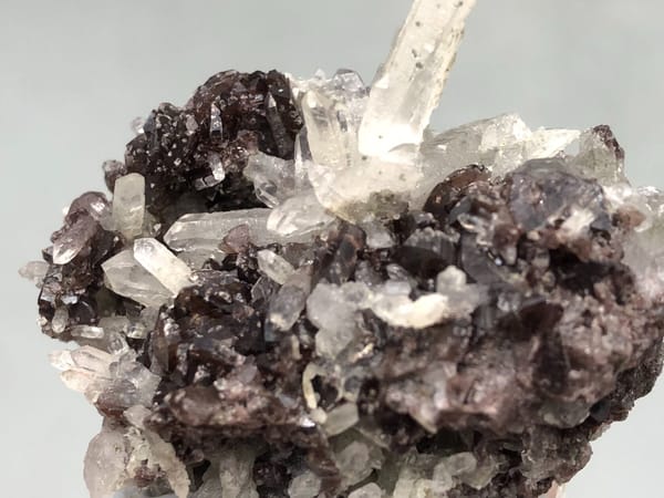 Axinite from Nandan, Guangxi, China, individual mineral specimen view 3