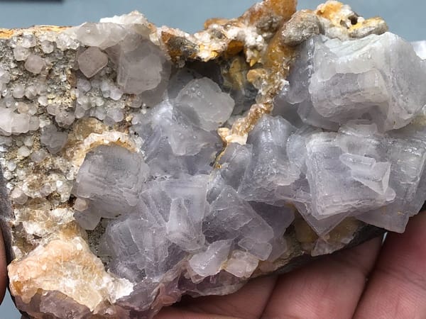 Fluorite from Yunnan, China, individual mineral specimen view 2