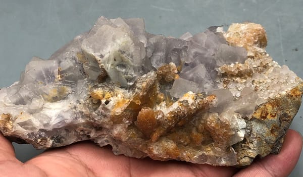 Fluorite from Yunnan, China, individual mineral specimen view 3