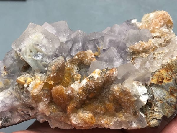 Fluorite from Yunnan, China, individual mineral specimen view 4
