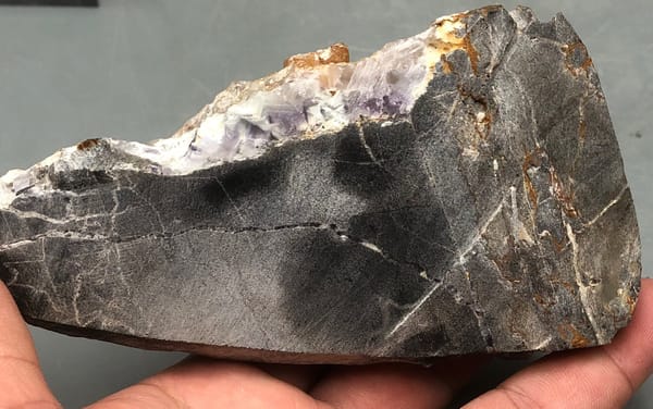 Fluorite from Yunnan, China, individual mineral specimen view 6