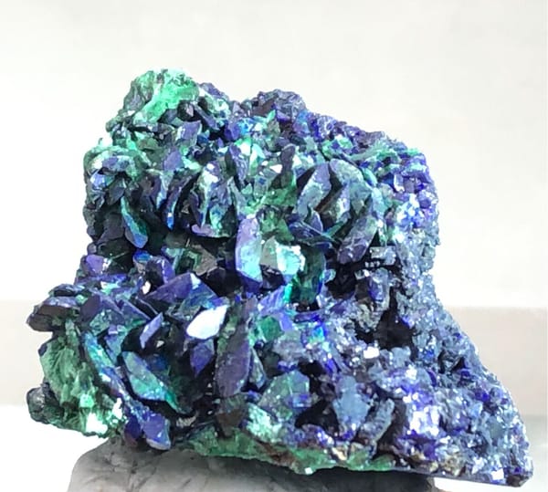 Azurite from Laos, individual mineral specimen view 2
