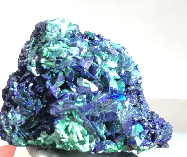 Azurite from Laos, individual mineral specimen view 3