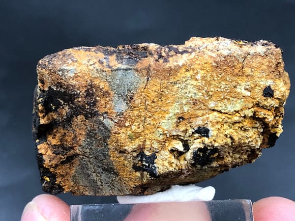 Wulfenite from Guilin, Guangxi, China, individual mineral specimen view 6