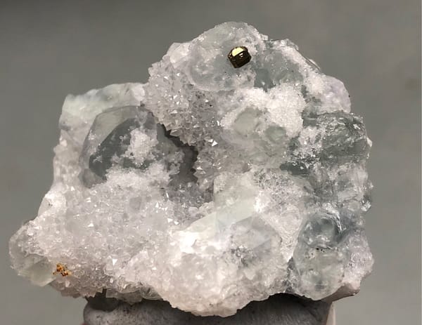Pyrite from Fujian, China, individual mineral specimen view 1