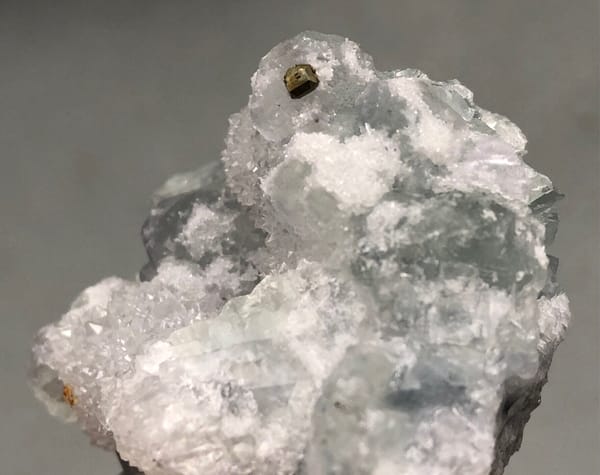Pyrite from Fujian, China, individual mineral specimen view 2