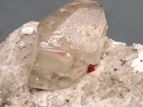 Calcite from Shimen, Hunan, China, individual mineral specimen view 2
