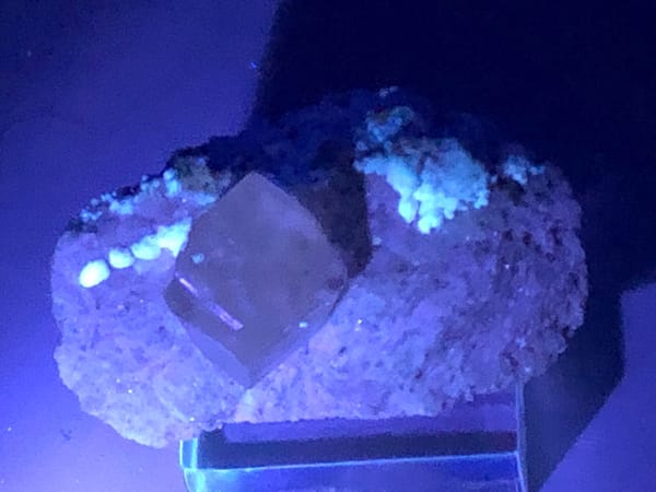 Calcite from Shimen, Hunan, China, individual mineral specimen view 3
