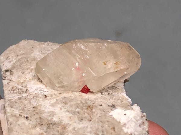 Calcite from Shimen, Hunan, China, individual mineral specimen view 5