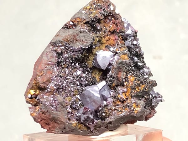 Cuprite from Anhui, China, individual mineral specimen view 2