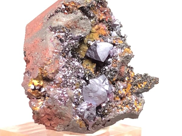 Cuprite from Anhui, China, individual mineral specimen view 3