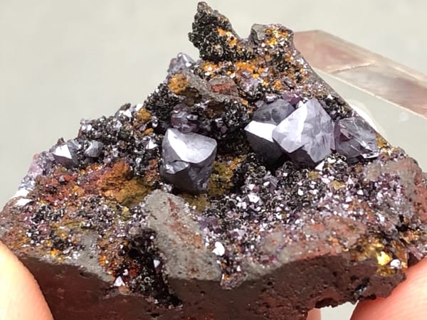 Cuprite from Anhui, China, individual mineral specimen view 7