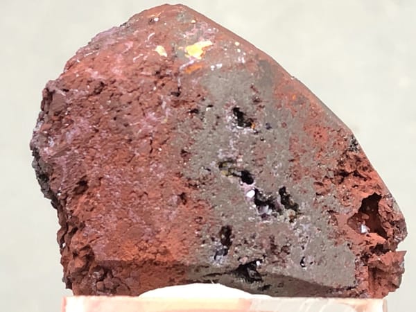 Cuprite from Anhui, China, individual mineral specimen view 8